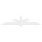 Ekena Millwork Redmond Architectural Grade PVC Gable Bracket, 108"W x 22 1/2"H x 6"D x 6"F, 5/12 Pitch GBP108X23X0606RED00 - alternate 5